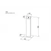 Multibrackets M Pro Series Kiosk Juoda 15-32 colių, 20 kg talpa