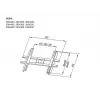Multibrackets M Pro Series Kiosk VESA adapteris 200/300/400 juodas