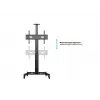 Multibrackets M Motorizuotas viešasis ant grindų stovintis stovas, vienas stulpas 170 HD, 60 kg talpa, 32–75 col.