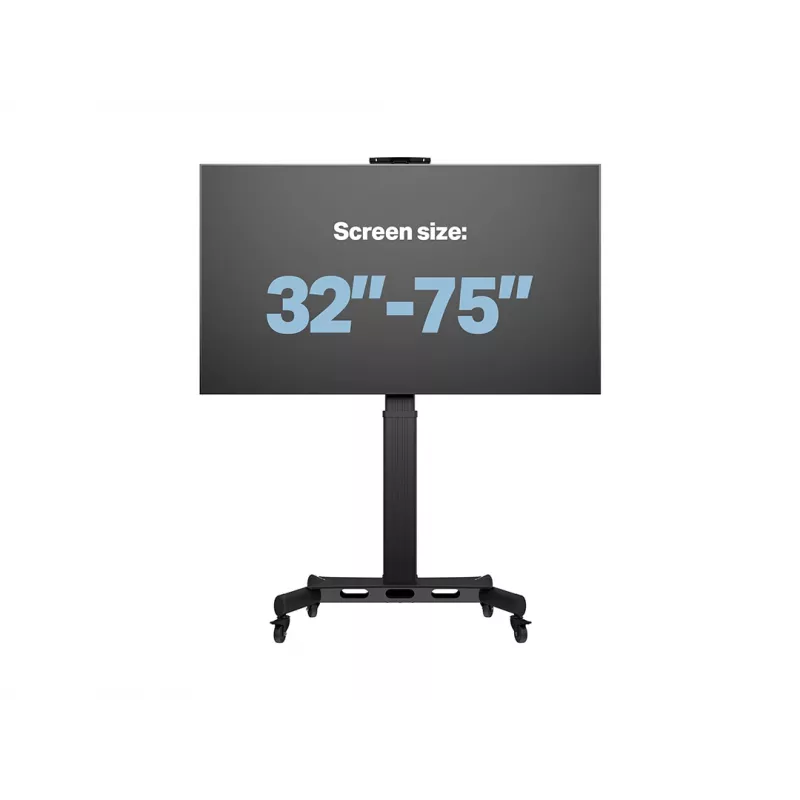 Multibrackets M Motorizuotas viešasis ant grindų stovintis stovas, vienas stulpas 170 HD, 60 kg talpa, 32–75 col.
