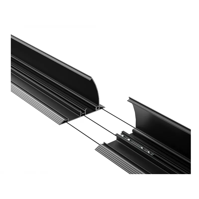 Kabelių grindų apsauga Multibrackets M kabelių dangtis grindims juodas 139mm P 2200mm I