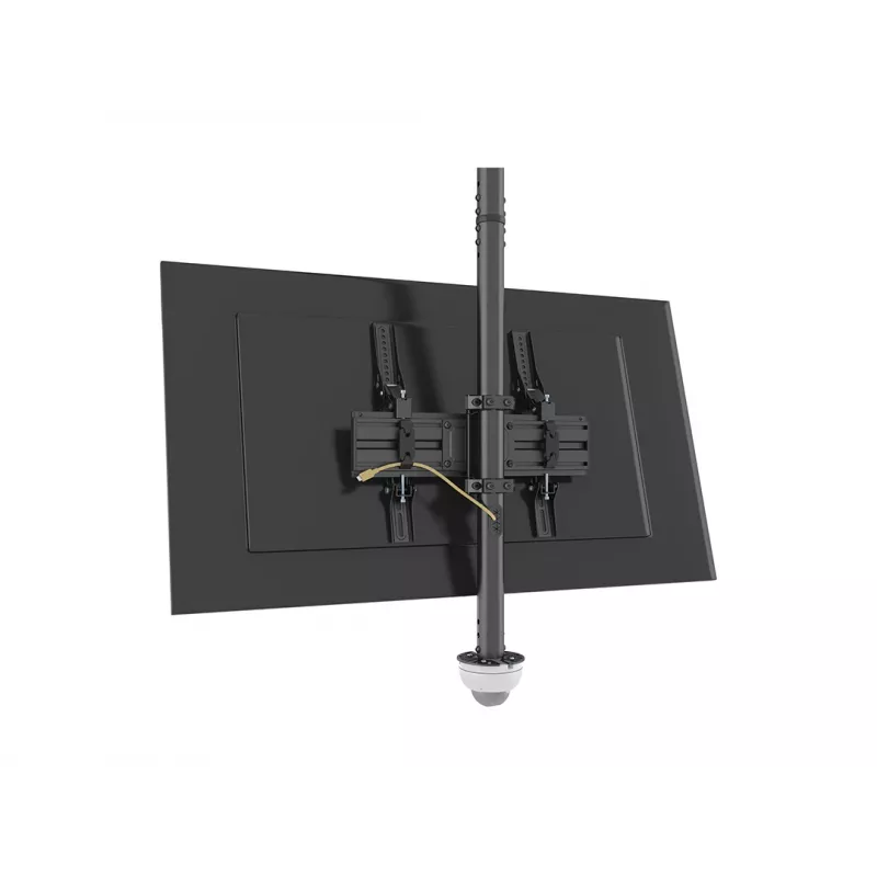Kameros laikiklis MULTIBRACKETS M Pro Series — universalus kupolinių kamerų laikiklis, plienas, juoda, 135×55×72 mm