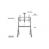 Multibrackets M Collaboration Floorstand 55”–86” Maksimali svorio talpa 90 kg