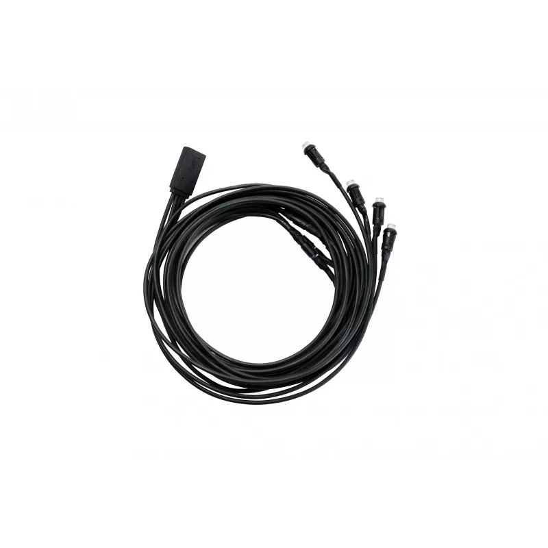 Ochno O-PC-LS-1, Mygtukas, Juoda, Termoplastinis elastomeras (TPE), 1,5 m, USB Type-A, Tiesus