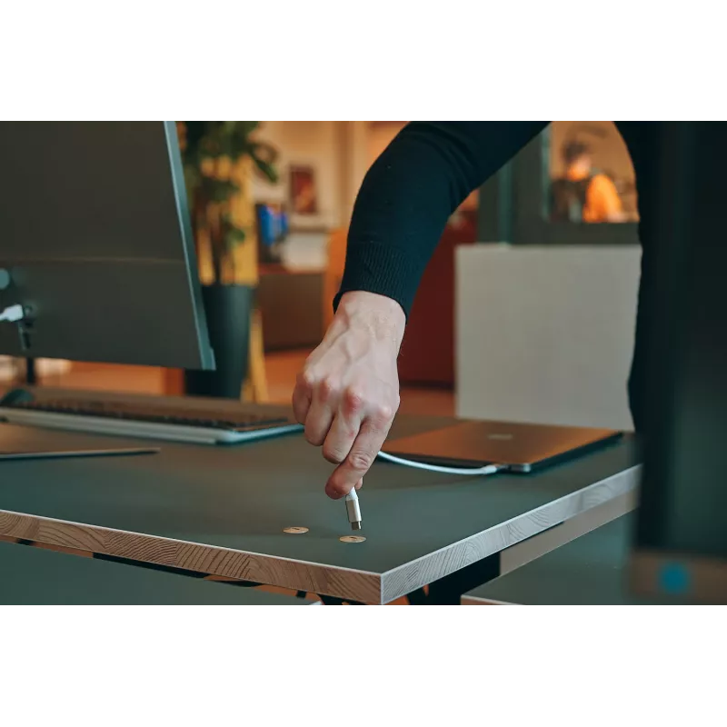 Ochno O-DO-100-2, USB C, USB 3.2 Gen 2 (3.1 Gen 2), 10000 Mbit/s, stalviršyje įleidžiama, stalas, kištukas
