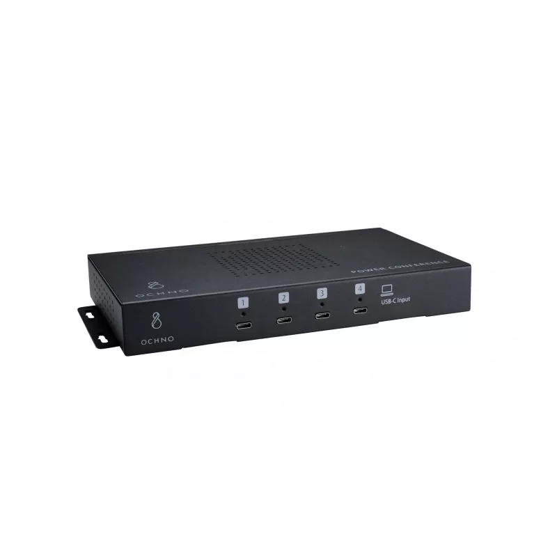 Ochno Power Conference 3 Single, laidinis, USB 3.2 Gen 2 (3.1 Gen 2) Type-C, 100 W, 1.4/2.3, 10,100 Mbit/s, juoda