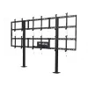 Peerless DS-S555-3X2 daugialypės terpės vežimėlis/stovas juodas Daugialypės terpės stovas