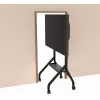Peerless SR860-EUK reklaminių ekranų laikiklis 190,5 cm (75 coliai) juodas