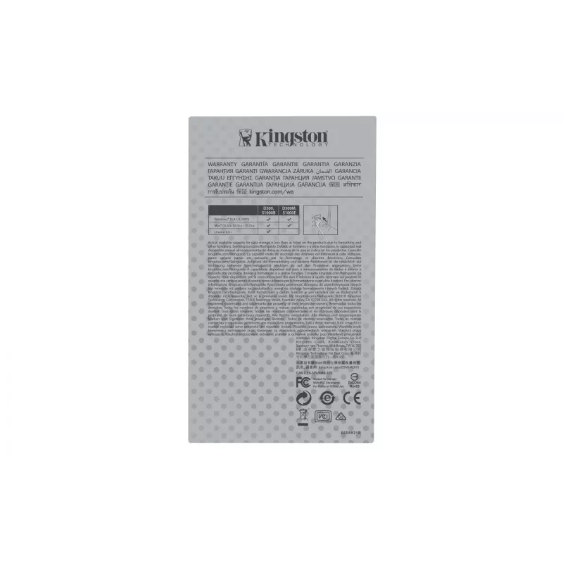 Kingston Technology IronKey 64GB Basic S1000 šifruota USB 3.0 FIPS 140-2 3 lygio