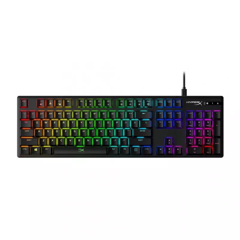 HyperX Alloy Origins klaviatūra žaidimams USB QWERTY JAV anglų kalba juoda