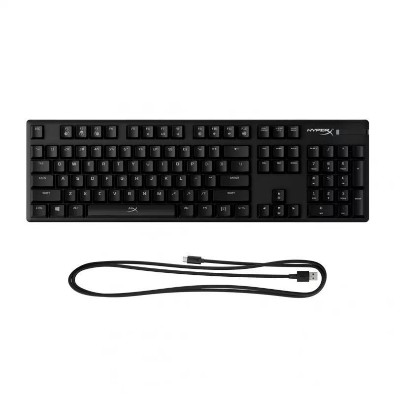 HyperX Alloy Origins klaviatūra žaidimams USB QWERTY JAV anglų kalba juoda