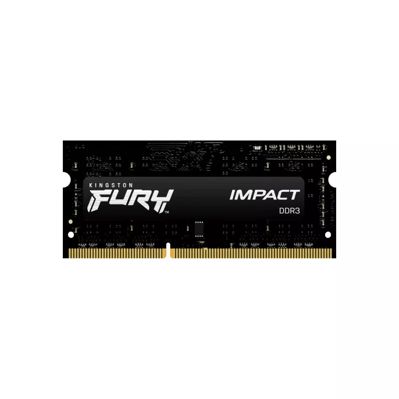 Kingston Technology FURY Impact atminties modulis 4 GB 1 x 4 GB DDR3L 204-pin SO-DIMM