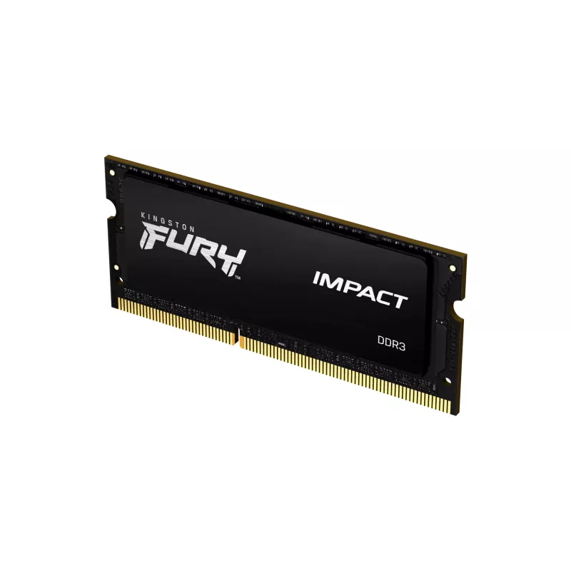 Kingston Technology FURY Impact atminties modulis 4 GB 1 x 4 GB DDR3L 204-pin SO-DIMM
