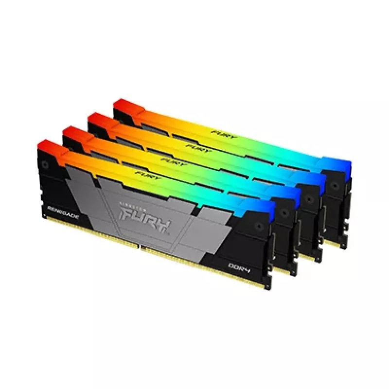Kingston Technology FURY 32GB 3600MT/s DDR4 CL16 DIMM (4 rinkinys) Renegade RGB