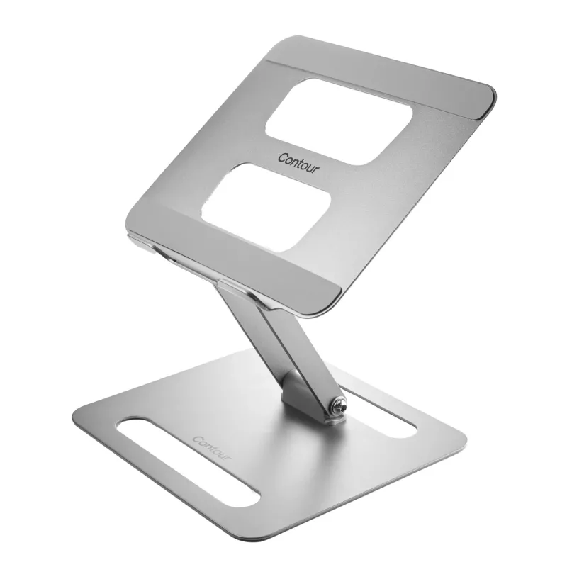 Nešiojamojo kompiuterio stovas Contour Design Laptop Riser plieno pilkumo aukštis 45-310 mm