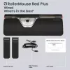 Contour Design Rollerpelė Red Plus, plonas klientas, laidinis – centrinis valdymo įrenginys – ergonominis – dešinei ir kairei rankai – laidinis – USB-C