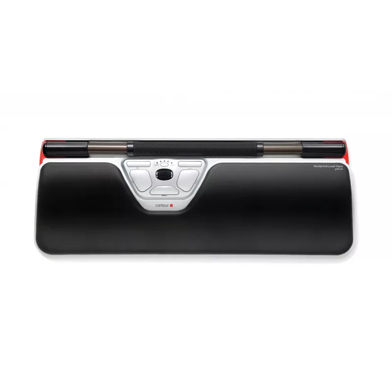 Contour Design Rollerpelė Red Plus + Balance laidinis, pilno dydžio (100%), laidas, USB, QWERTY, juoda, pelė komplekte