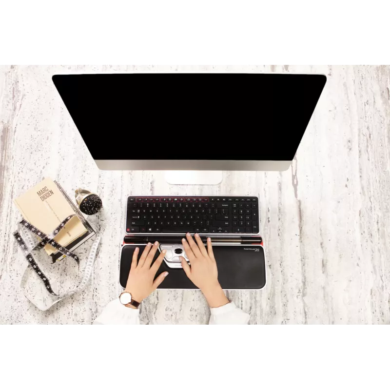 Contour Design Rollerpelė Red Plus + Balance laidinis, pilno dydžio (100%), laidas, USB, QWERTY, juoda, pelė komplekte