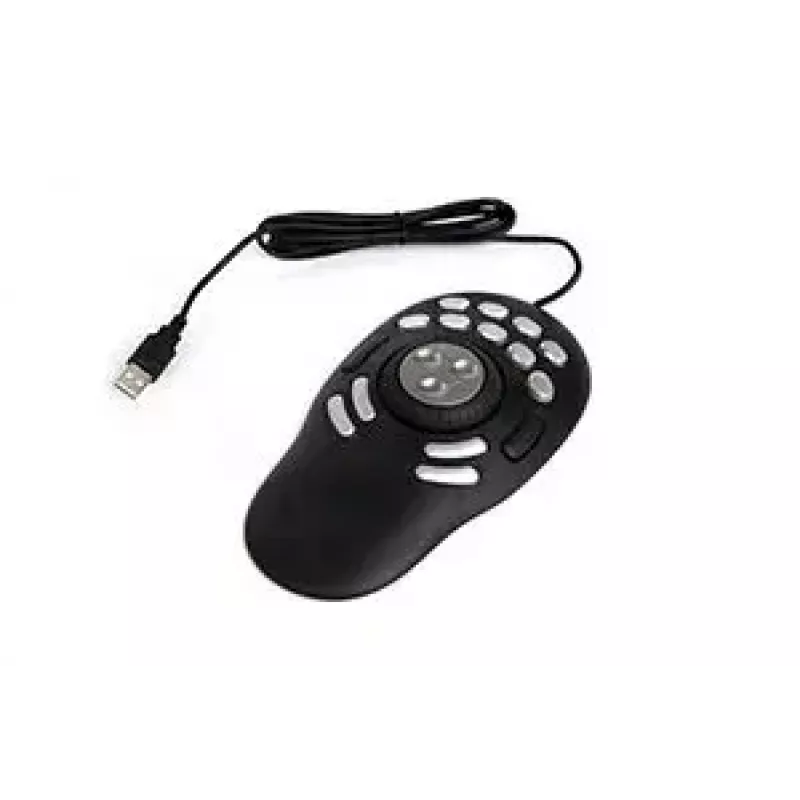 Multimedijos valdiklis Contour PRO v2 — USB, sidabrinė/juoda, 43×77,5×11,5 mm
