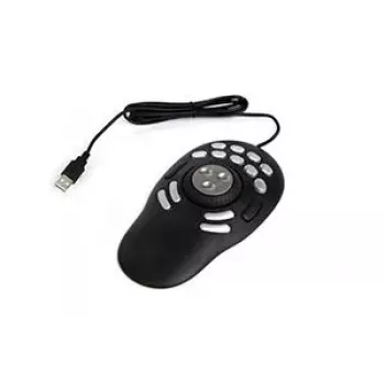 Multimedijos valdiklis Contour PRO v2 — USB, sidabrinė/juoda, 43×77,5×11,5 mm
