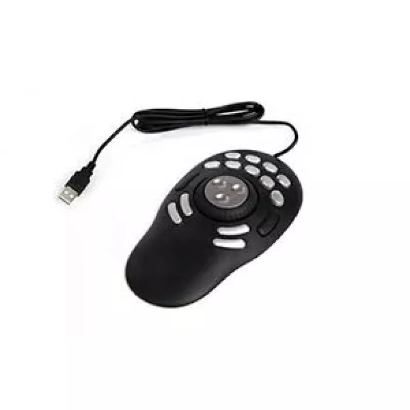 Multimedijos valdiklis Contour PRO v2 — USB, sidabrinė/juoda, 43×77,5×11,5 mm