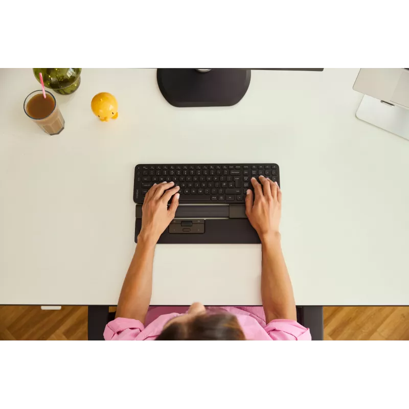 Contour Design Sliderpelė Pro plonas Vegan Leather Wrist Rest Wireless