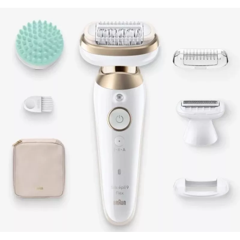 Braun Silk-épil 9 Flex 9-071 3D 40 pincetai auksinis, baltas
