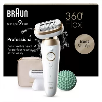 Braun Silk-épil 9 Flex 9-071 3D 40 pincetai auksinis, baltas