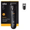 Braun BeardTrimmer 5 BT5500 barzdaskutė Baterija 20 2 cm Šlapiam ir sausam naudojimui Juoda