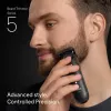 Braun BeardTrimmer 5 BT5500 barzdaskutė Baterija 20 2 cm Šlapiam ir sausam naudojimui Juoda