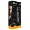 Braun BeardTrimmer 5 BT5500 barzdaskutė Baterija 20 2 cm Šlapiam ir sausam naudojimui Juoda