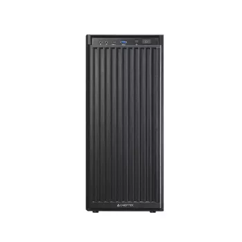 Kompiuterio korpusas CHIEFTEC BW-01B-OP Midi Tower ATX/ITX, palaiko 6×3,5″ + 4×2,5″, 2×5,25″, galinis 1×120 mm, SGCC, juodas, 200×510×465 mm