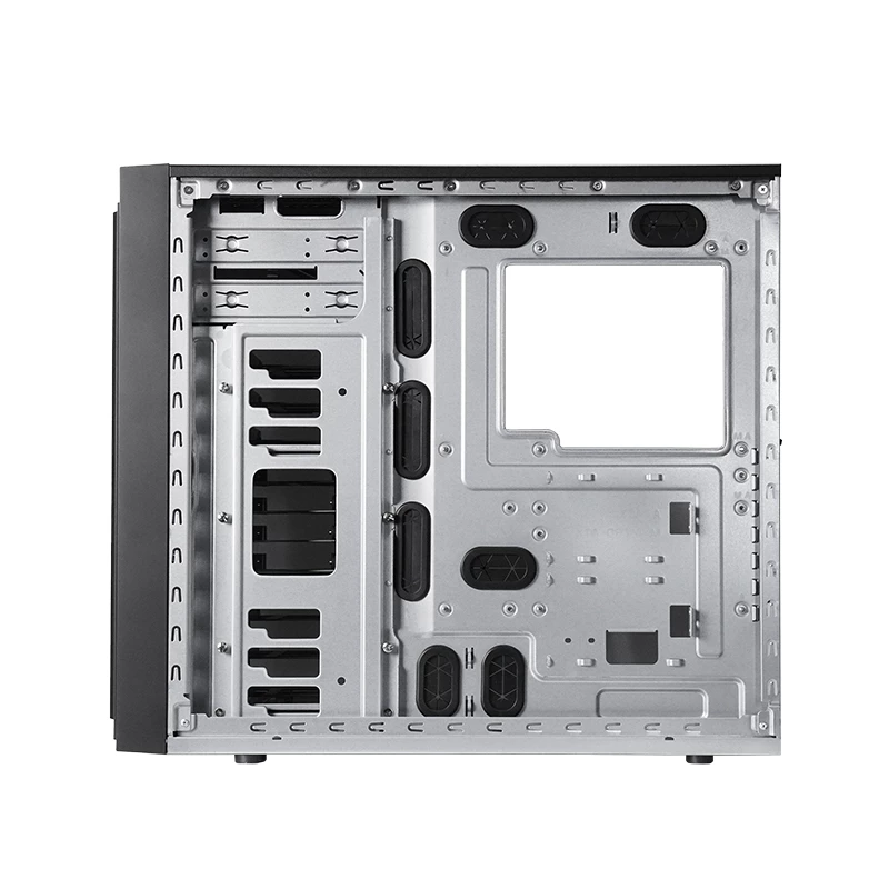 Kompiuterio korpusas CHIEFTEC BW-01B-OP Midi Tower ATX/ITX, palaiko 6×3,5″ + 4×2,5″, 2×5,25″, galinis 1×120 mm, SGCC, juodas, 200×510×465 mm
