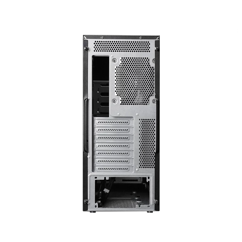 Kompiuterio korpusas CHIEFTEC BW-01B-OP Midi Tower ATX/ITX, palaiko 6×3,5″ + 4×2,5″, 2×5,25″, galinis 1×120 mm, SGCC, juodas, 200×510×465 mm