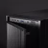 Kompiuterio korpusas CHIEFTEC BW-01B-OP Midi Tower ATX/ITX, palaiko 6×3,5″ + 4×2,5″, 2×5,25″, galinis 1×120 mm, SGCC, juodas, 200×510×465 mm