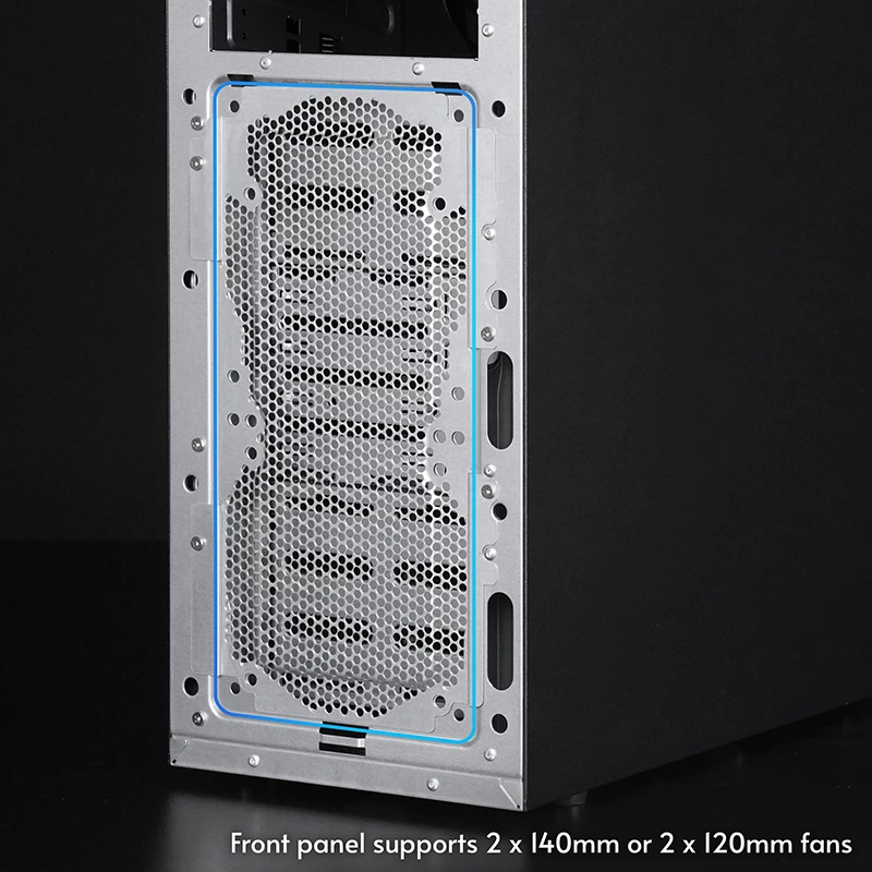 Kompiuterio korpusas CHIEFTEC BW-01B-OP Midi Tower ATX/ITX, palaiko 6×3,5″ + 4×2,5″, 2×5,25″, galinis 1×120 mm, SGCC, juodas, 200×510×465 mm