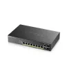 Zyxel GS2220-10HP-EU0101F tinklo komutatorius Valdomas L2 Gigabit Ethernet (10/100/1000) Power over Ethernet (PoE) Juodas