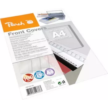 Peach 510013 įrišimo viršelis A4, permatomas, 100 vnt.