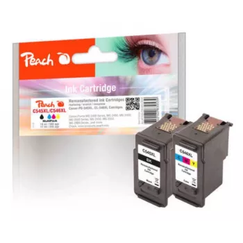 Peach 0F319026 rašalo kasetė juoda, žydra, purpurinė, geltona