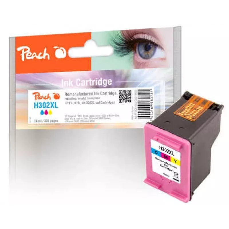 Peach PI300-652 rašalo kasetė žydra, purpurinė, geltona