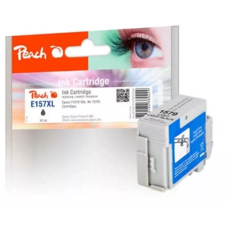 Peach PI200-615 rašalo kasetė 1 vnt. Šviesiai juoda