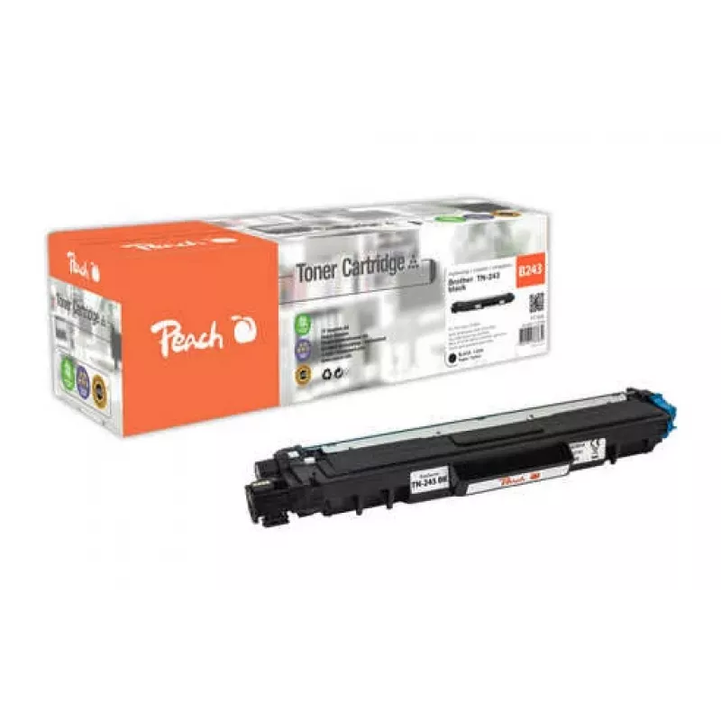 Peach PT1060 dažų kasetė 1 vnt. Suderinama Juoda
