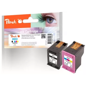 Peach PI300-1045 rašalo kasetė 2 vnt. suderinama juoda, žydra, purpurinė, geltona