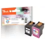 Peach PI300-1045 rašalo kasetė 2 vnt. suderinama juoda, žydra, purpurinė, geltona