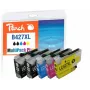 “Peach PI500-402” rašalo kasetė 6 vnt. Suderinama Didelės (XL) talpos Juoda, Žydra, Purpurinė, Geltona