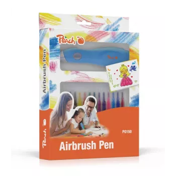 Peach PO150, žymeklinis aerografas, reikalingos baterijos, mėlyna
