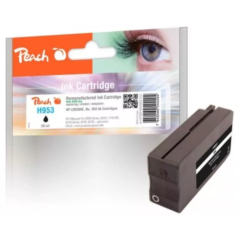 Peach PI300-920 rašalo kasetė 1 vnt. Suderinama Standartinės talpos Juoda