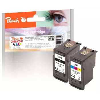 Peach 321029 rašalo kasetė 2 vnt. Suderinama Standartinė talpa Juoda, Žydra, Purpurinė, Geltona