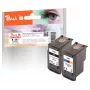 Peach 321029 rašalo kasetė 2 vnt. Suderinama Standartinė talpa Juoda, Žydra, Purpurinė, Geltona