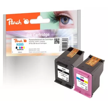 Peach PI300-948 rašalo kasetė 2 vnt. suderinama juoda, purpurinė, geltona, žydra